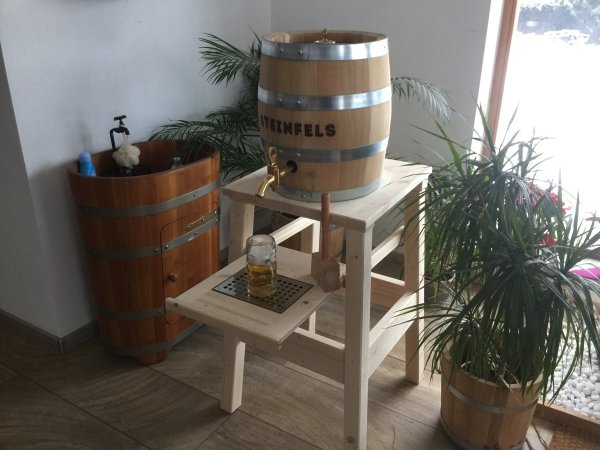 Bierfass Holzkeg 20 Liter mit VA Blase